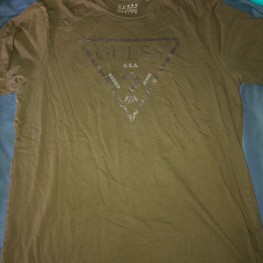 Guess Jeans Green T Shirt